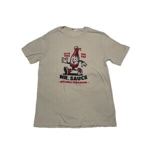 Mitchell Ferguson "Mr. Sauce" T-Shirt - Dallas TX Artist Merch - Sand/Tan -Sz XL